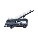 FORD VEHICLE WITH DOUBLE MOBILE ADJUSTABLE RAMPS