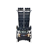 FORD VEHICLE WITH DOUBLE MOBILE ADJUSTABLE RAMPS