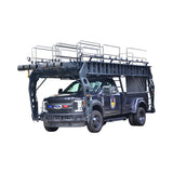 FORD VEHICLE WITH DOUBLE MOBILE ADJUSTABLE RAMPS