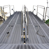 FORD VEHICLE WITH DOUBLE MOBILE ADJUSTABLE RAMPS